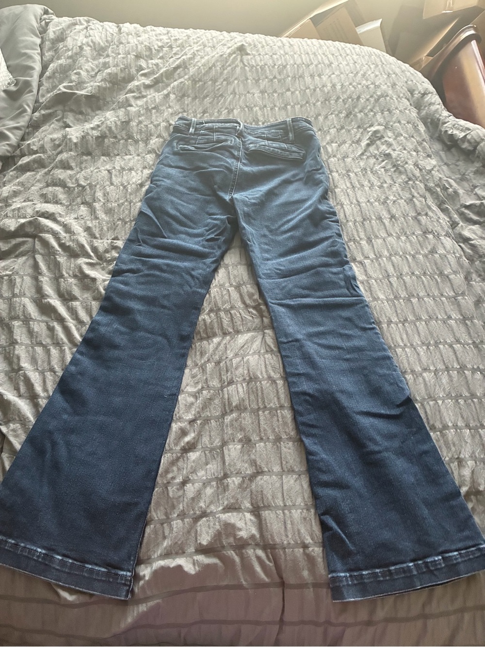 Ann Taylor Factory Dark Blue Flare Jeans